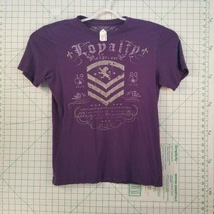 Express "Loyalty" Purple Graphic Tee